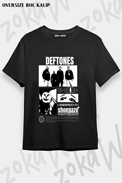 ZOKAWEAR Μπλουζάκι Unisex Loose Fit Deftones v16 με στάμπα