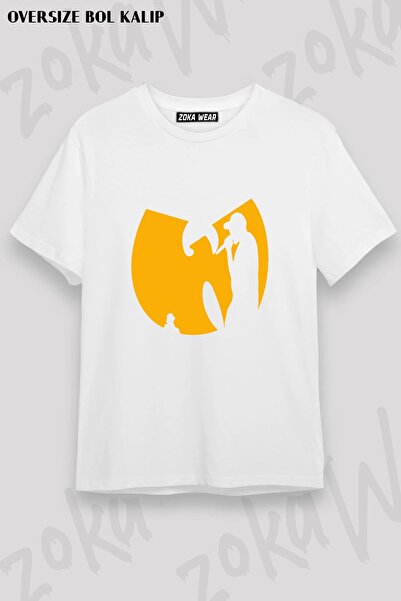 ZOKAWEAR Unisex Loose Fit Wu Tang Clan V10 Printed T-Shirt