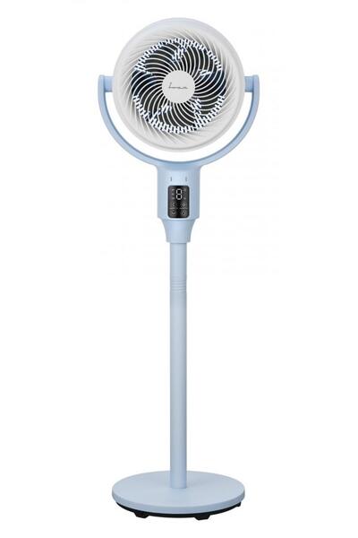 FRAM Ventilator cu picior DC cu aromaterapie, 9 viteze, telecomandă, LED, 24W...