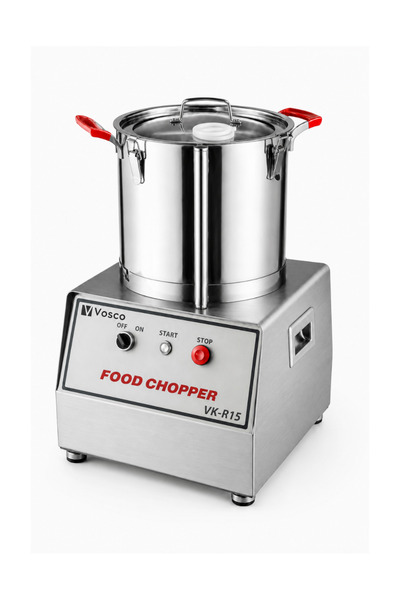 vosco 15 Litre Profesyonel Kıyma ve Parçalama Makinesi - Paslanmaz Çelik Food Chopper
