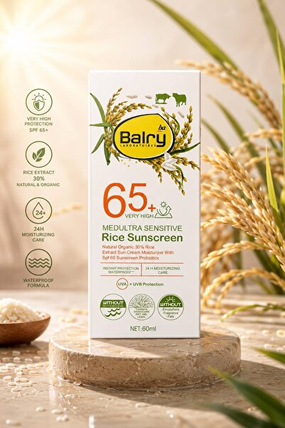 Barly Balry Rice Sunscreen SPF 65+ – Υψηλή Προστασία & Ενυδάτωση