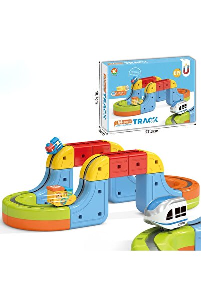Noname Magnetic Track Train Top Bottom Set , 3D Circuit with Train and Ma...