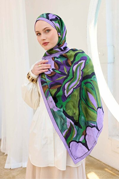 Silk Home Urban Hours Watercolor Lavender Mayda Shawl