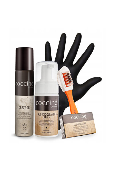 Coccine Set de ingrijire a incaltamintei, Coccine, 5 in 1, spuma de curatare ...