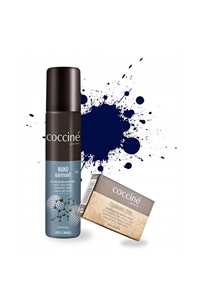 Coccine Set de ingrijire, Coccine, 2 in 1, 75 ml, pentru nubuc si piele intoa...