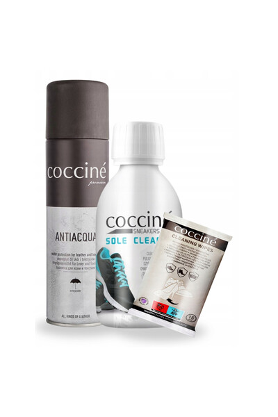 Coccine Kit de curatare a incaltamintei, Coccine, 3 in 1, 125 ml, 250 ml, sol...