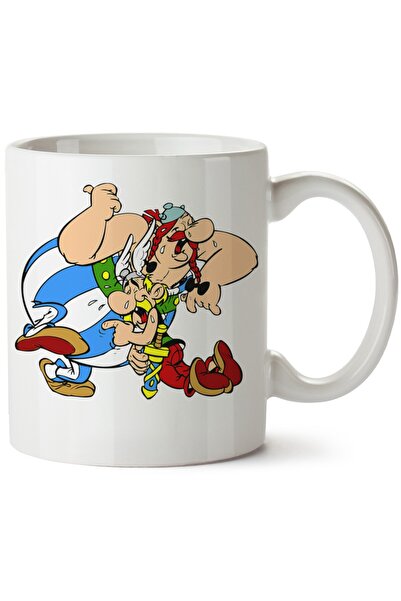 ET ERTAPASSAGE original creative designs Astrix Obelix Printed Porcelain Mug,...