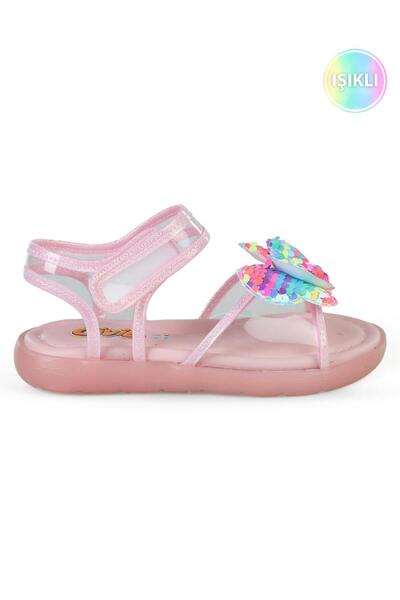 Civil Girls Simli Kelebek 32- Sandals - Powder