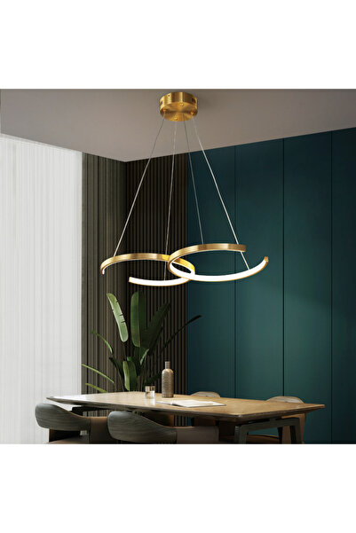 EMPORIO COLLECTION Μοντέρνο κρεμαστό φωτιστικό οροφής LED δύο φώτων, για εσωτ...