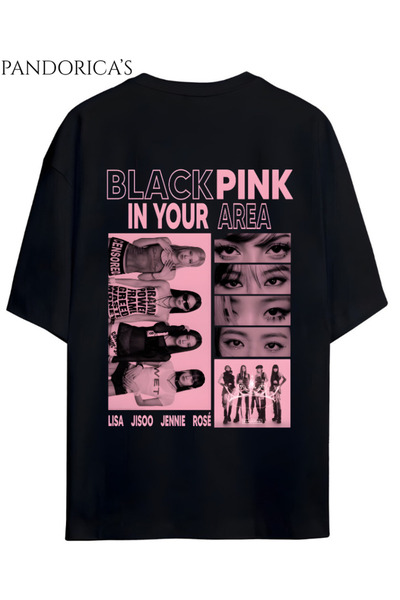 Grafftee Clothing BLACKPINK Tasarım Serisi "BLACKPINK IN YOUR AREA" Yazılı Sı...