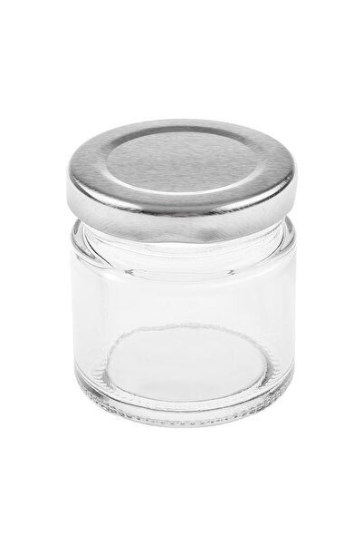 OEM Borcan de depozitare din sticlă, cu capac metalic, 55ml, practic pentru b...