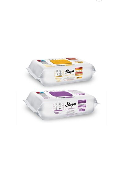 SLEEPY NATURAL Set 2 x Servetele umede Sleepy Easy Clean, cu Otet si Bicarbon...