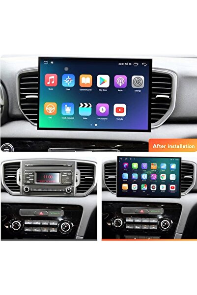 Carplayer شاشة أندرويد مقاس 13 بوصة لسيارة كيا سبورتاج موديل 2023 مع دعم أبل ...