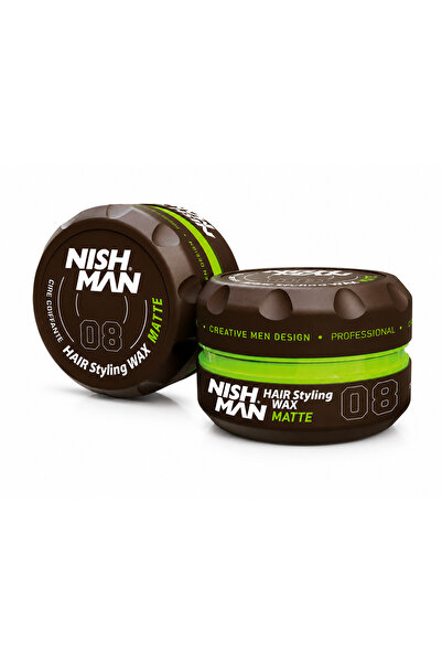 NISHMAN Nishman Hair Styling Wax (Matte 08) 100ml