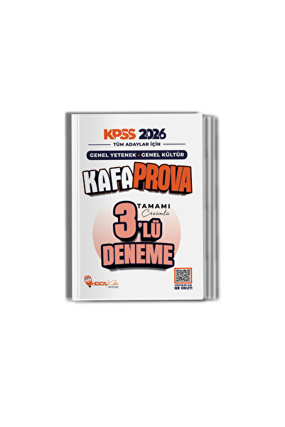 Hoca Kafası Yayınları 2026 KPSS Genel Yetenek - Genel Kültür KAFAPROVA Tamamı...