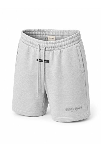 HZR wear Erkek Regular Fit Rahat Kesim %100 Pamuk Hafif Kalın Beli Bağcıklı Şort