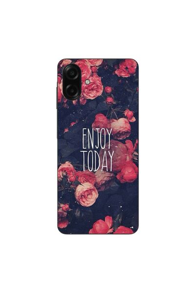 OEM Case compatible with Samsung Galaxy A07 4G Silicon Gel Tpu Model Enjoy Today