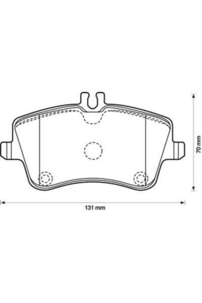 SRLine Placute frana Mercedes Clasa C (W202), Clasa C (W203), Clc-Class (Cl20...