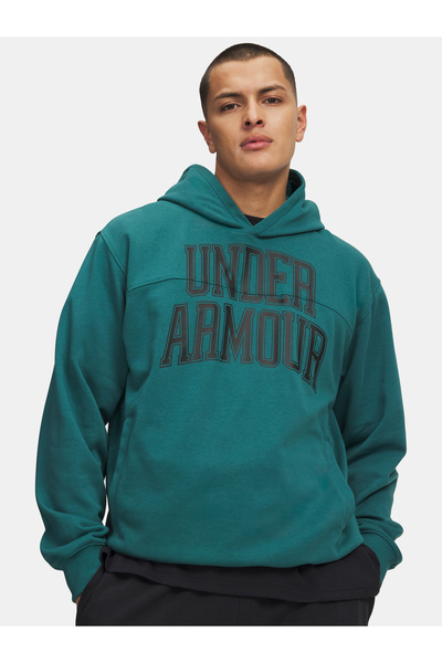 Under Armour Hanorac grafic UA Rival LW pentru bărbați - GRN