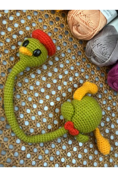 Talinhandmade Handmade Knitted Duck Bag and Car Ornament – Decorative Accesso...