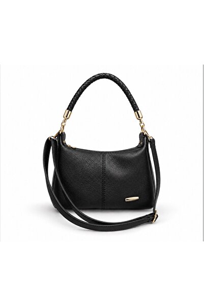 bag Women's Soft Faux Leather Quality Double Strap Hand and Shoulder Bag