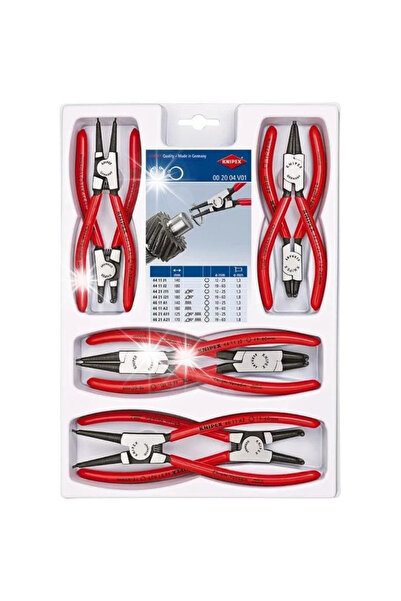 Knipex SET DE INELURI DE FIXARE 8BUC