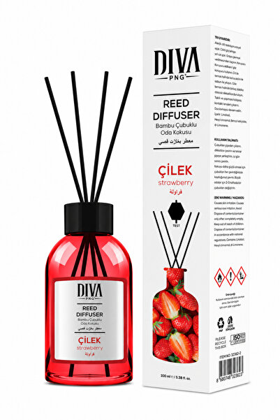 DİVA CĂPȘUNĂ odorizant cu bețișoare 100ml