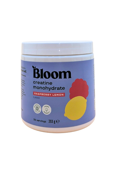 Bloom Creatine Monohydrate - 50 servings 203g - Raspberry Lemon