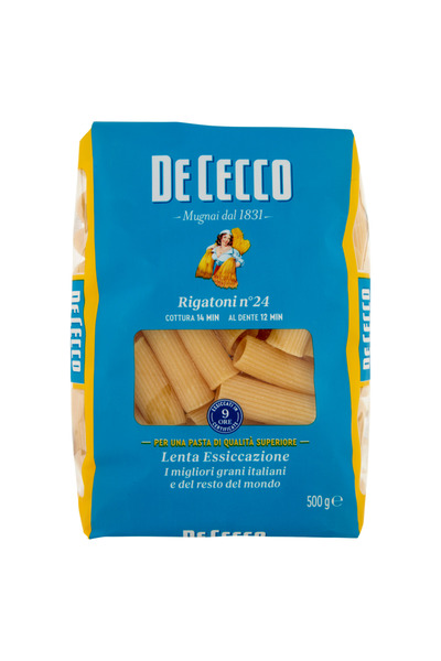 De Cecco Paste din semințe rigatoni N ° 24 500 GR
