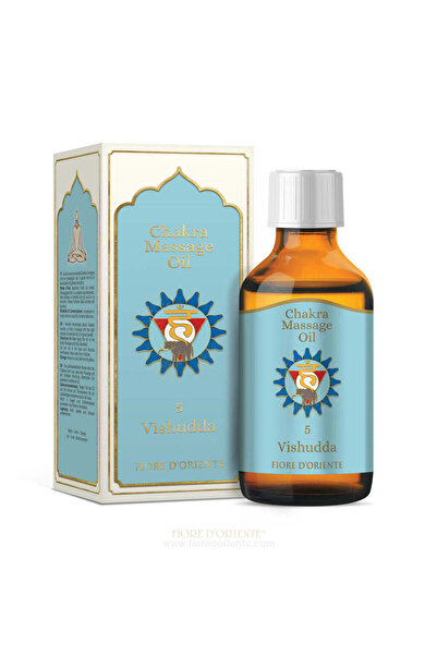 FIORE D'ORIENTE CHAKRA 5. VISHUDDHA | ULEI DE MASAJ 100 % PUR | 100 ml | FIOR...