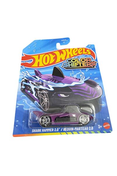 HOT WHEELS Color Shifter Shark Hammer 2.0 pentru 3 ani și peste (Mov)