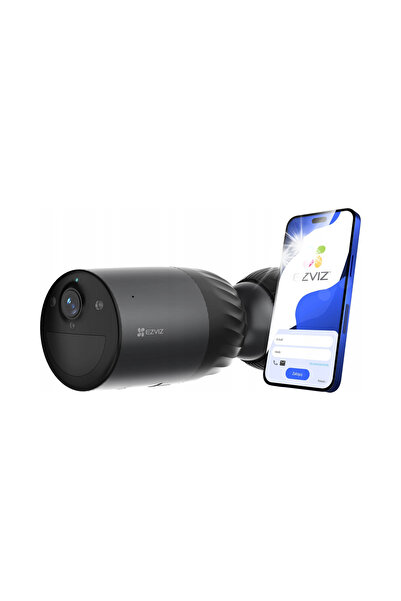 EZVIZ Cameră de exterior BC1C 4K + Panou solar, acumulator pentru până la 180...