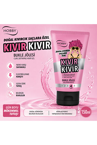Hobby Doğal Kıvırcık Saçlara Özel Bukle Jölesi 150 ml 1 Adet
