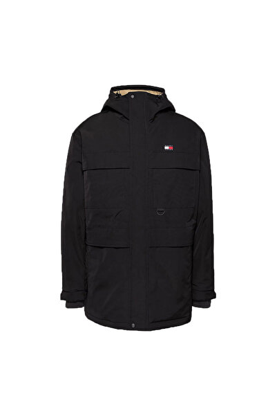 Tommy Hilfiger Parka de puf din pânză pentru bărbați, mărimea S