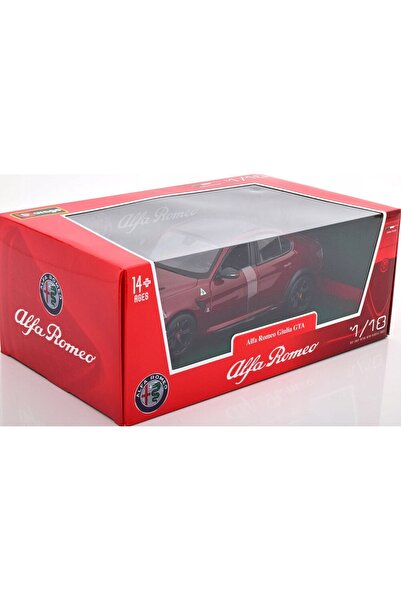 BBURAGO ALFA ROMEO GIULIA GTA MODEL METALIC 1:18 ROȘU