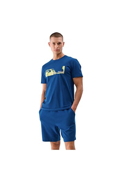 4F Tricou bărbătesc cu mânecă scurtă, mărimea L
