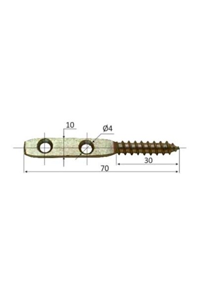 P&P Suport Polita Plat Cu Filet Lemn 30mm / 10x40mm