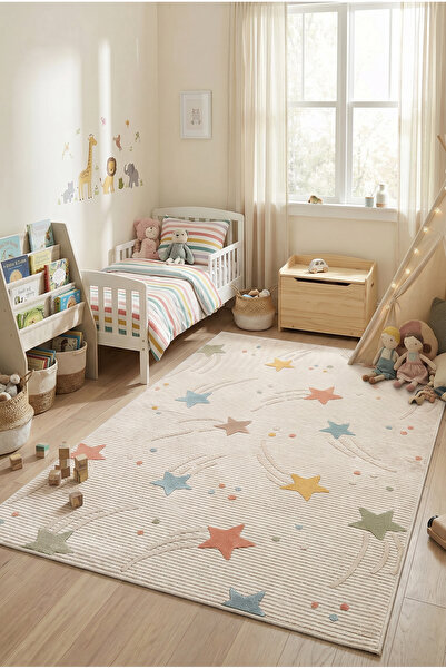 Livset Home Vista Çocuk halısı Genç Odası Yumuşak Dokulu Kız Erkek Bebek Odas...