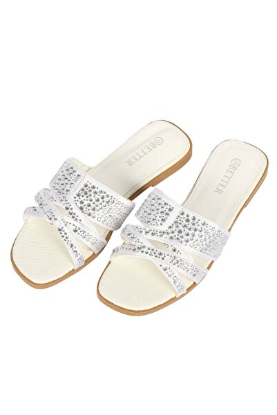 Better Deal Ladies Flat Sandal White