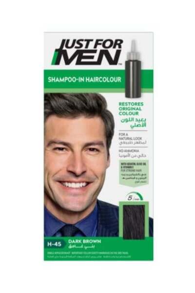 Just For Men صبغة شعر من جست فور مين - رقم H-45 بني غامق | 28جرام