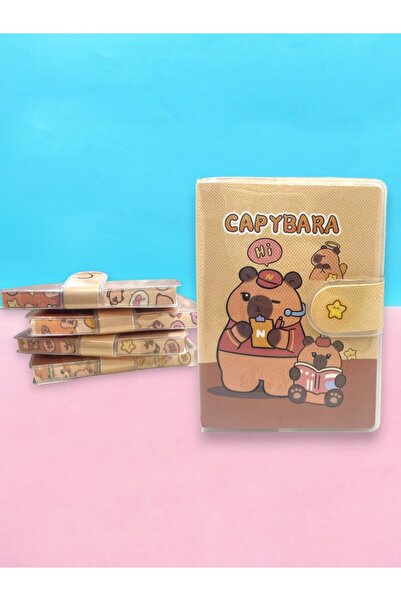 Limmy Capybara A7 Notepad, Snap-On Pocket Notebook - Capybara Reading a Book