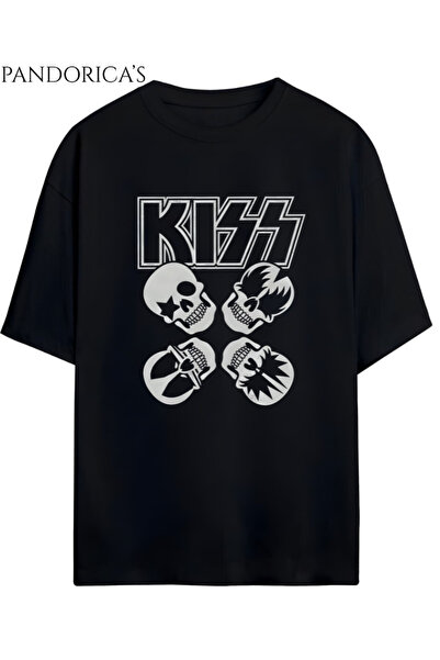 Grafftee Clothing KISS Design majica sa printom, unisex, pamučna, opuštenog k...