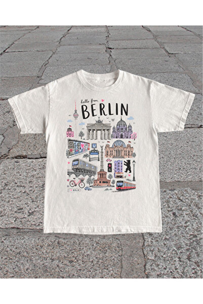 Grafftee Clothing Berlin Printed Unisex Oversize T-Shirt