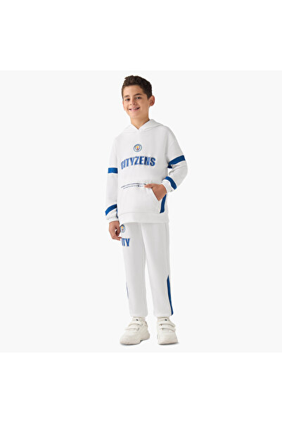 Manchester City Boys Sweatshirt and Joggers Set with Print - Cotton Blend - L...