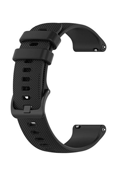OEM Λουράκι Σιλικόνης Ρόμβος Μαύρο (Haylou Solar LS05 45mm)