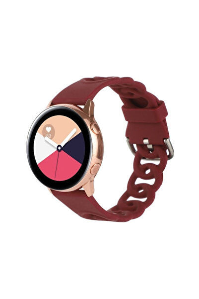 OEM Λουράκι Σιλικόνης Donut Hollow για Garmin Forerunner 245 Κρασσί Κόκκινο