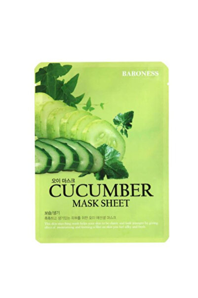 Baroness Masca de Fata cu Extract de Castravete - Cucumber Mask Sheet, 21 g