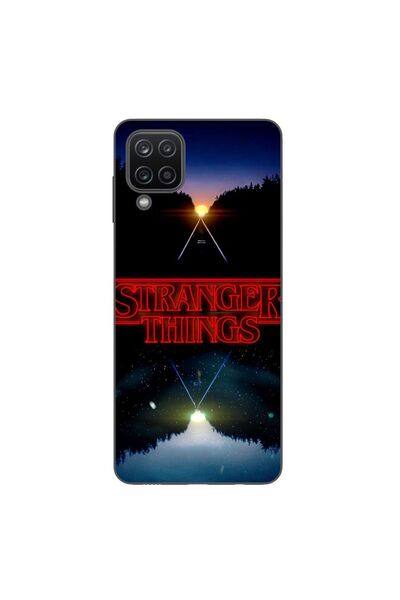 OEM Husa compatibila cu Samsung Galaxy A12 Silicon Gel Tpu Model Stranger Thi...