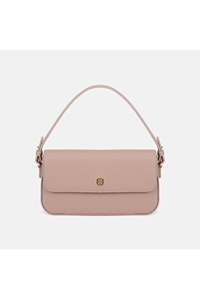 Desa Women's Beige Mini Clamshell Handbag
