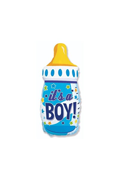 Godan Folie de balon cu figurină biberon, este un BĂIAT, Deco, Multicolor, 43...